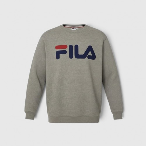 FILA Classic Logo Crewneck Φούτερ Γκρι / Pre-Owned